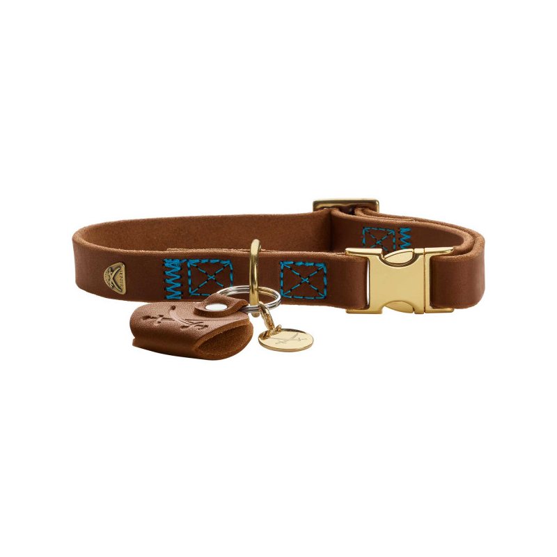 Hunter Hunde Halsung Sansibar Cognac 30-45/M