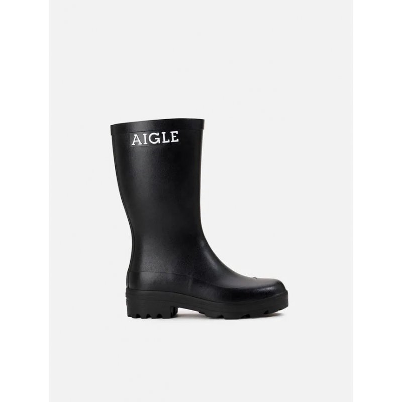 Aigle Damenregenstiefelette Atelier Aigle Schwarz 43