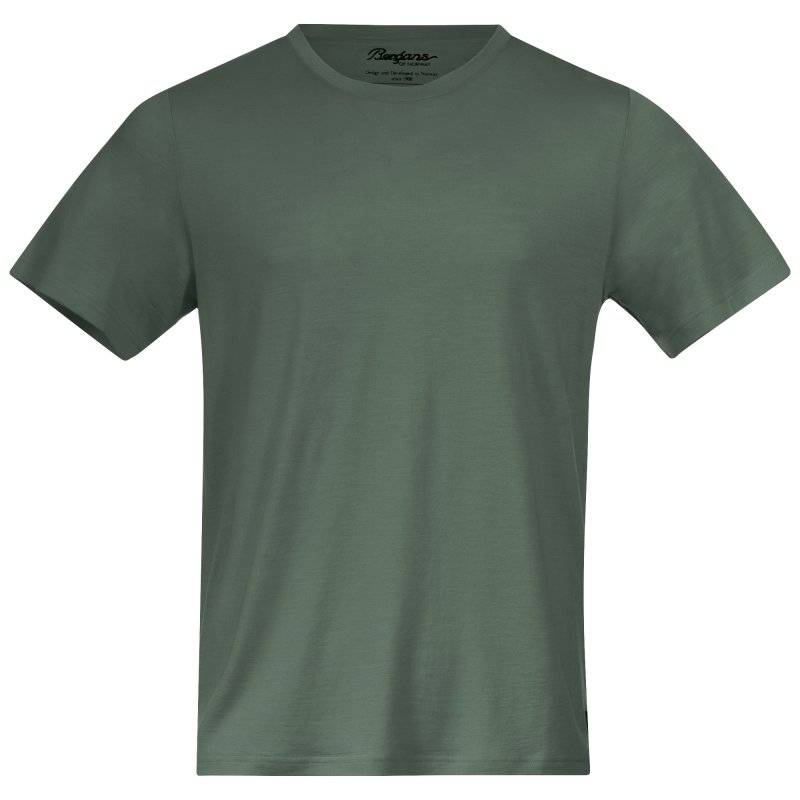 Bergans Herren T-Shirt Urban Wool Tee Dunkel Jade Grün S