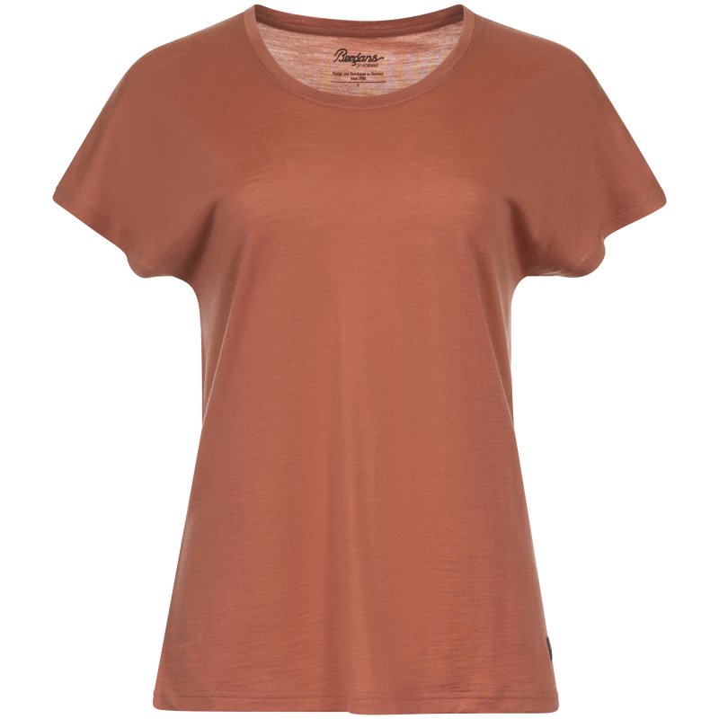 Bergans Damen T-Shirt Urban Wool Tee Terracotta M