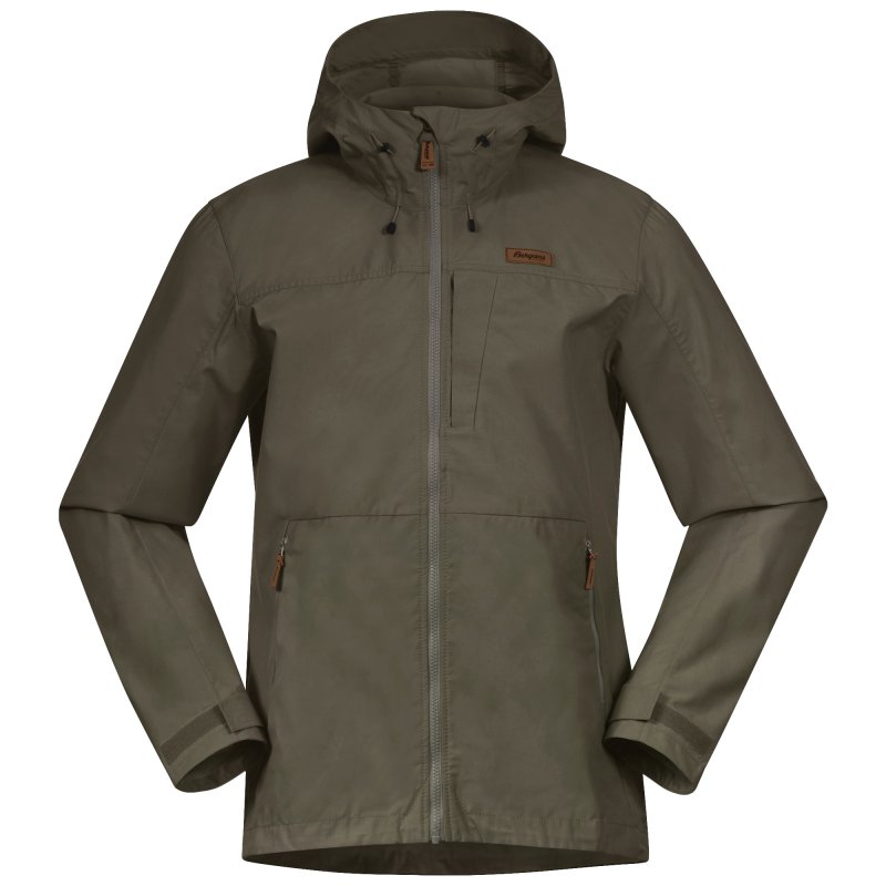 Bergans Herrenjacke Nordmarka Leaf Light Wind Grün Mud S