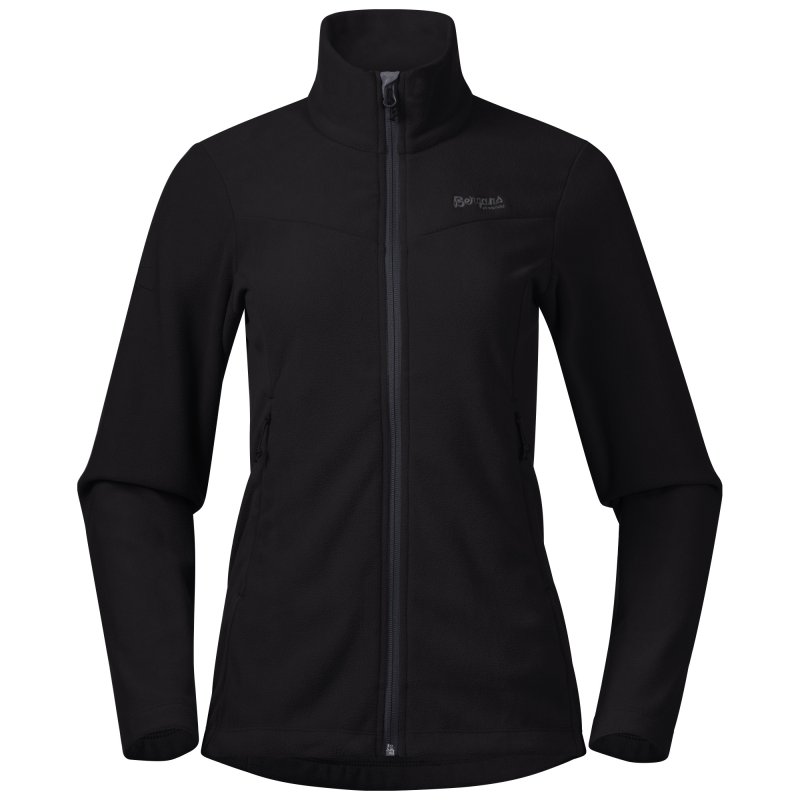 Bergans Damenjacke Finnsnes Fleece Schwarz S