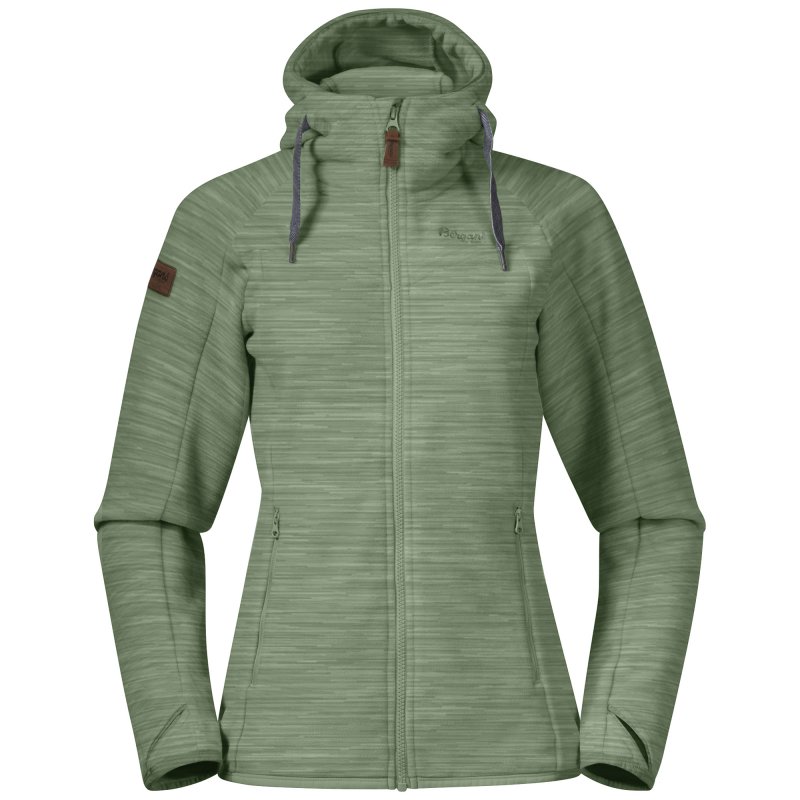 Bergans Damenjacke Hareid Fleece Jade Grün XS