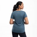 Bergans Damen T-Shirt Graphic Wool Tee Orion Blau