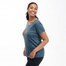 Bergans Damen T-Shirt Graphic Wool Tee Orion Blau