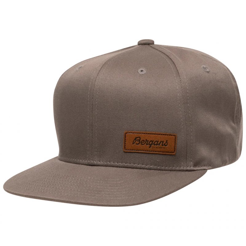 Bergans Cap Nordmarka Snapback Solid Grau