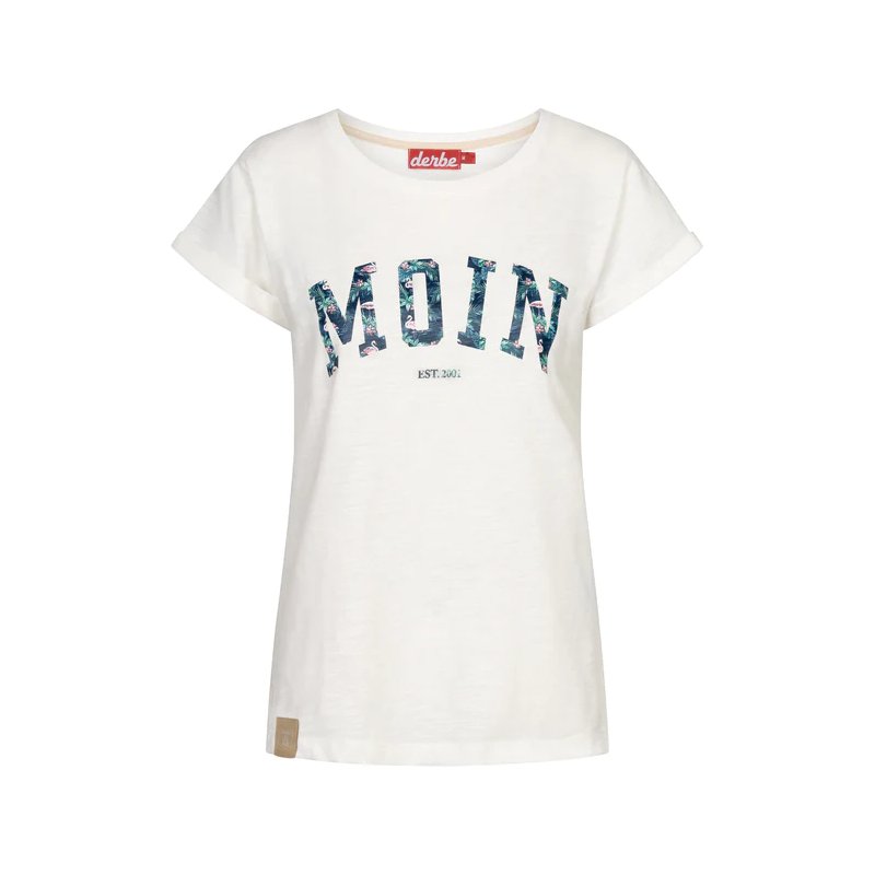 Derbe Damen T-Shirt Flamoin Off White XS