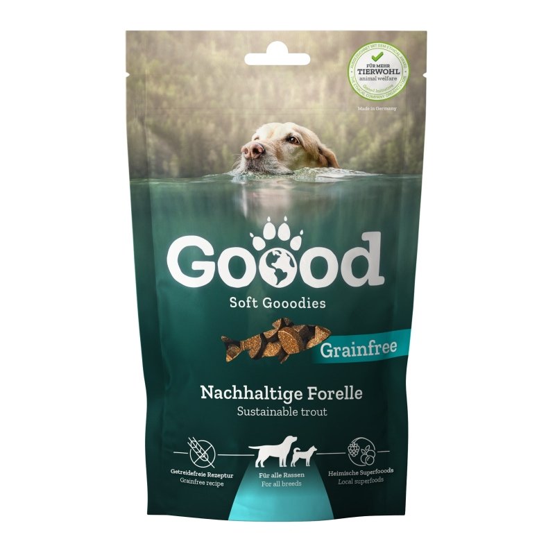 Goood Hundesnacks Soft Gooodies Adult Nachhaltige Forelle 100 g