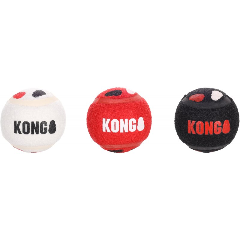 Kong Hundespielzeug Signature Sport Balls 3er Pack XS