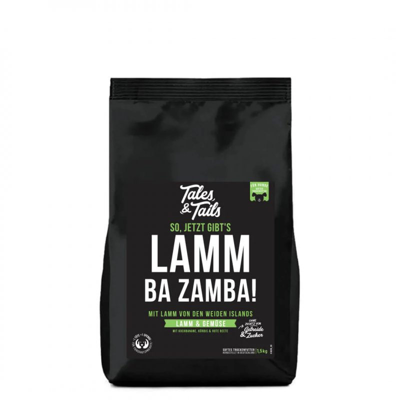 Tales & Tails Hundetrockenfutter LammBa Zamba 1,5Kg