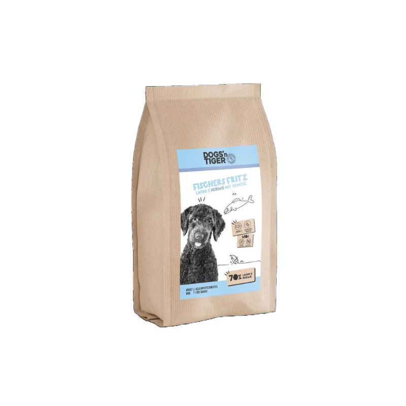 Dogs’n Tiger Hunde Trockenfutter Adult Fischers Fritz 2Kg