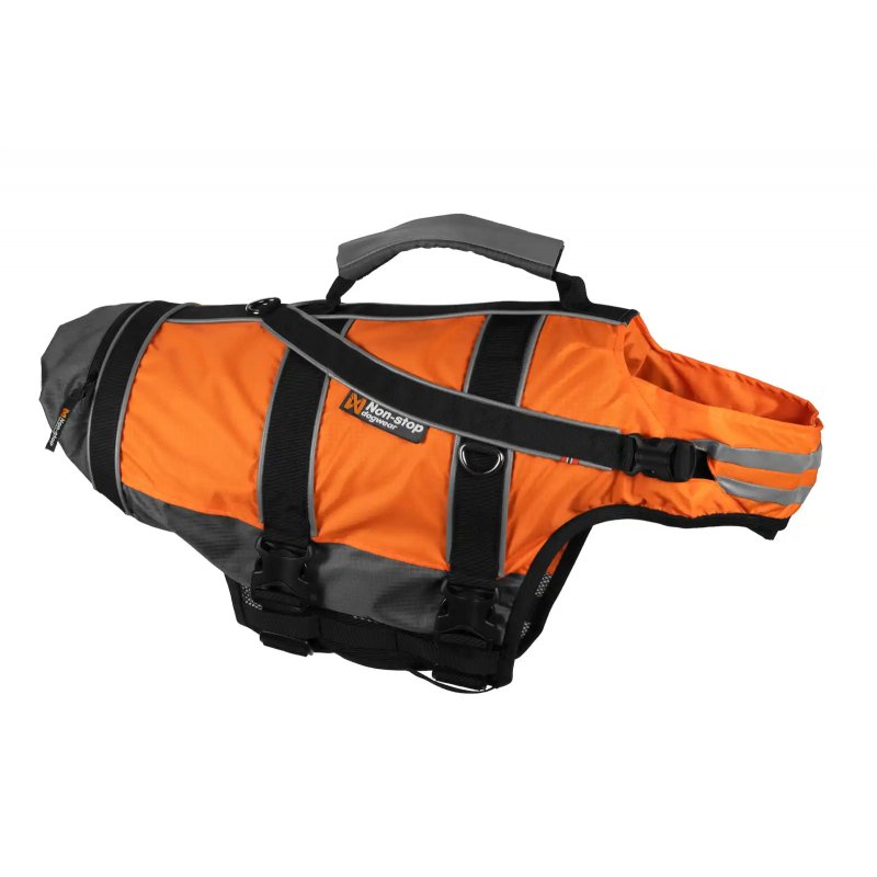 Non-stop dogwear Hundeschwimmweste Safe Life Jacket 2.0 Orange 2