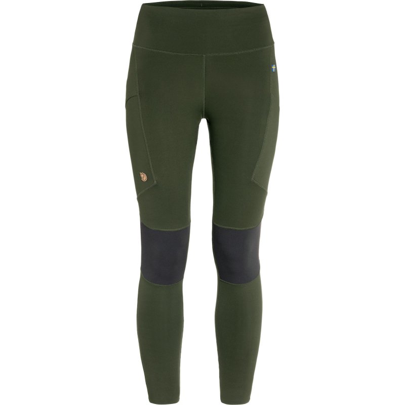 Fjällräven Damenhose Abisko Trekking Tights Pro Deep Forest /Grau XXS