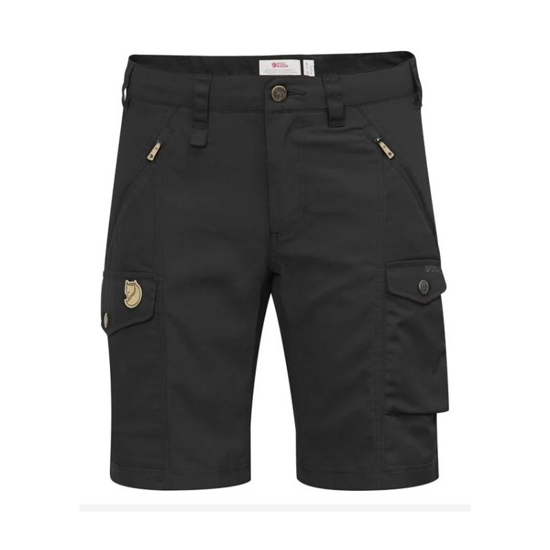 Fjällräven Damen Shorts Nikka Curved Schwarz 34