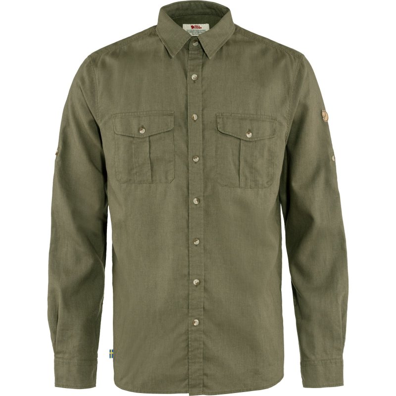 Fjällräven Herren Shirt Övik Travel Grün L