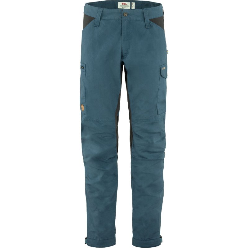 Fjällräven Herrenhose Kaipak Trousers Blau Grau 52