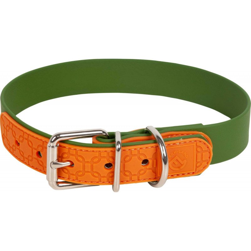 Farm-Land Halsband Oliv/Orange 55