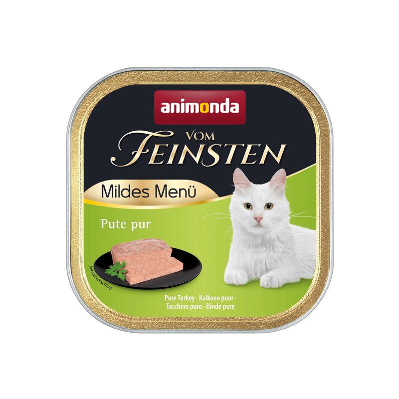 Animonda Katzen Nassfutter Vom Feinsten Mildes Menü Adult Pute pur 100 g