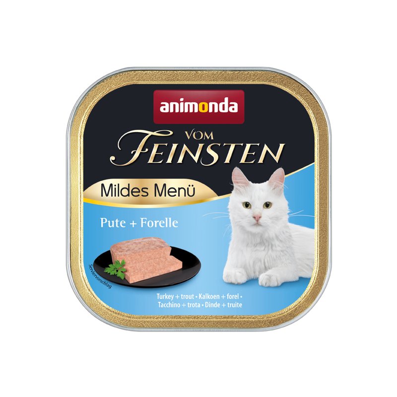 Animonda Katzen Nassfutter Vom Feinsten Mildes Menü Adult Pute + Forelle 100 g