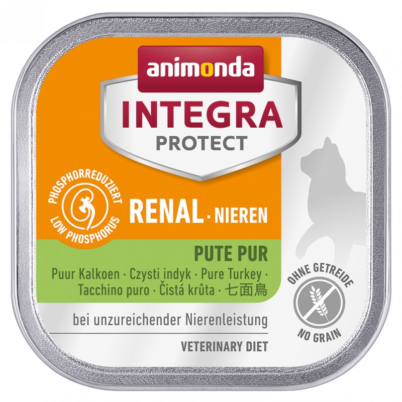 Animonda Katzen Nassfutter INTEGRA PROTECT Renal Adult Pute pur 100 g