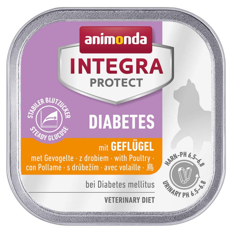 Animonda Katzen Nassfutter INTEGRA PROTECT Diabetes Adult mit Geflügel 100 g