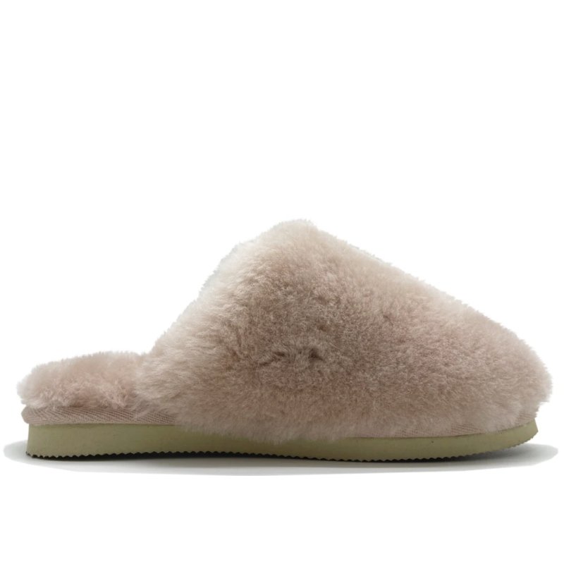 Thies Damenhausschuhe Sheepskin Fluffy Pink 36