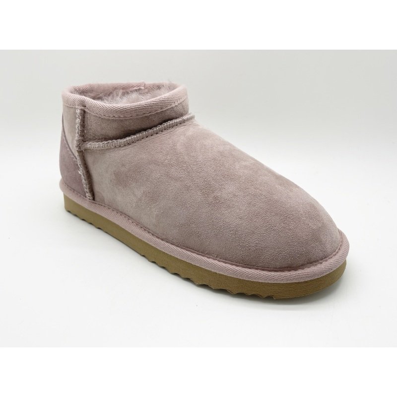 Thies Damenhausschuhe Megashorty Sheepskin Pink 36