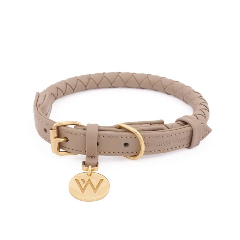 William Walker Hundehalsband Twisted Sand S 25cm-33cm