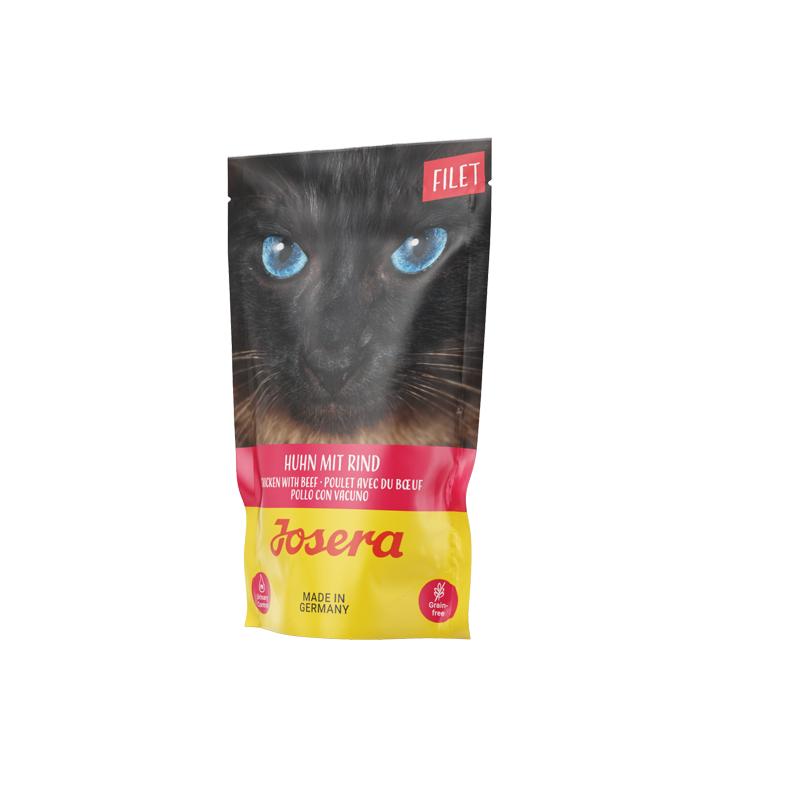 Josera Katzen Nassfutter Filet Huhn mit Rind 70g