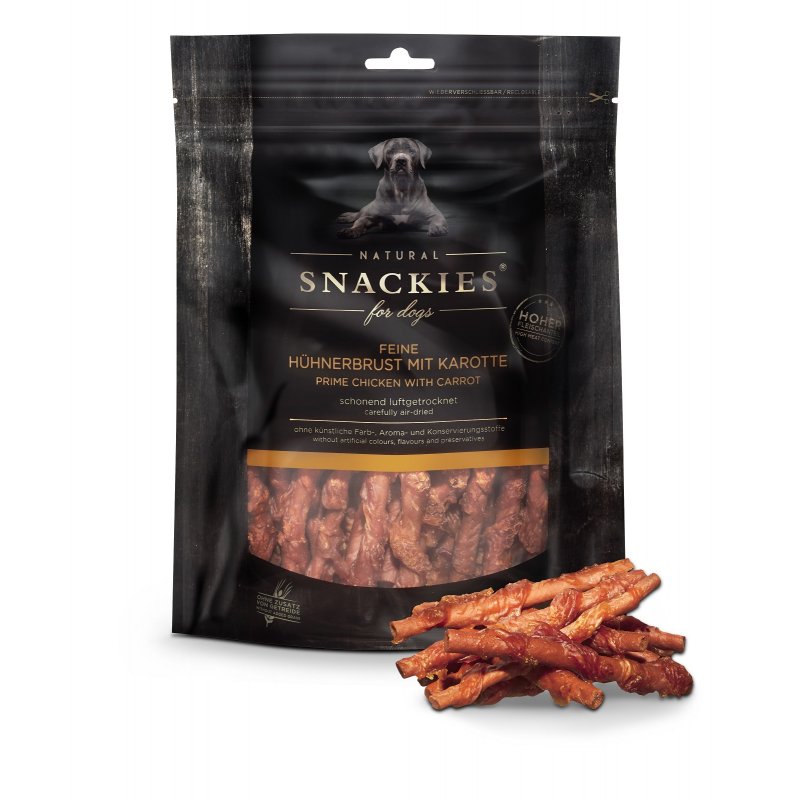 Snackies Hundesnack Feine Hühnerbrust mit Karotte 80g