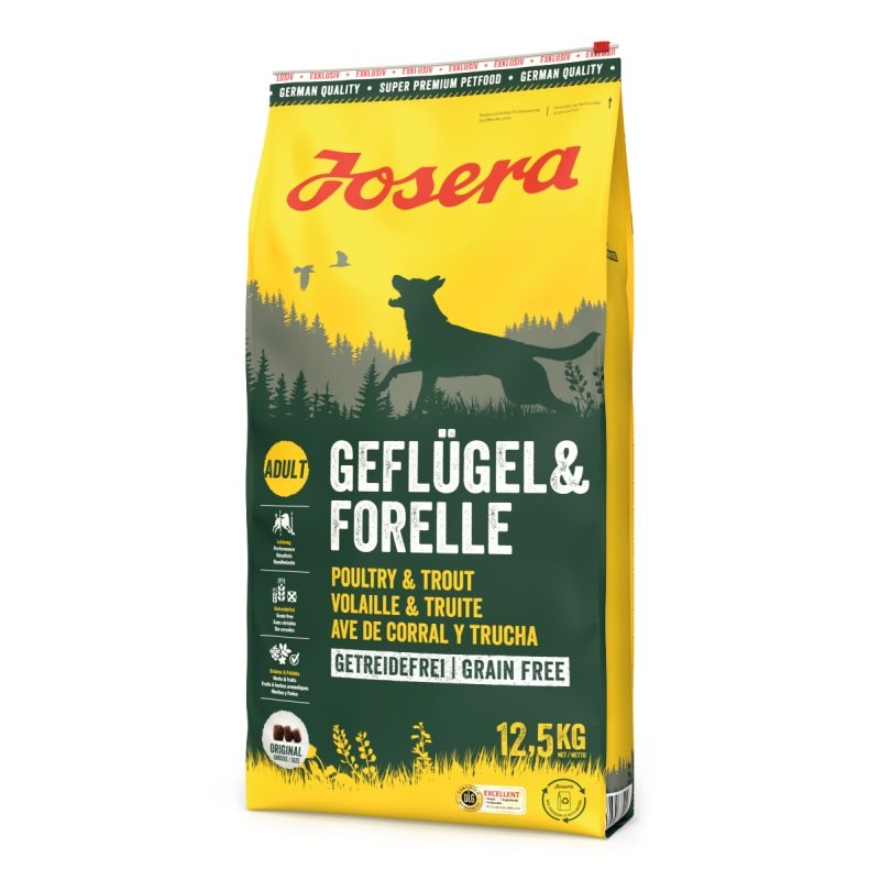 Josera Hunde Trockenfutter Geflügel & Forelle 900g