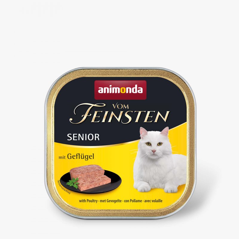 Animonda Katzen Nassfutter Vom Feinsten Senior mit Geflügel 100g