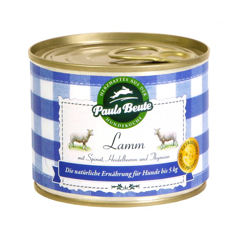 Pauls Beute Hunde Nassfutter Lamm 800g