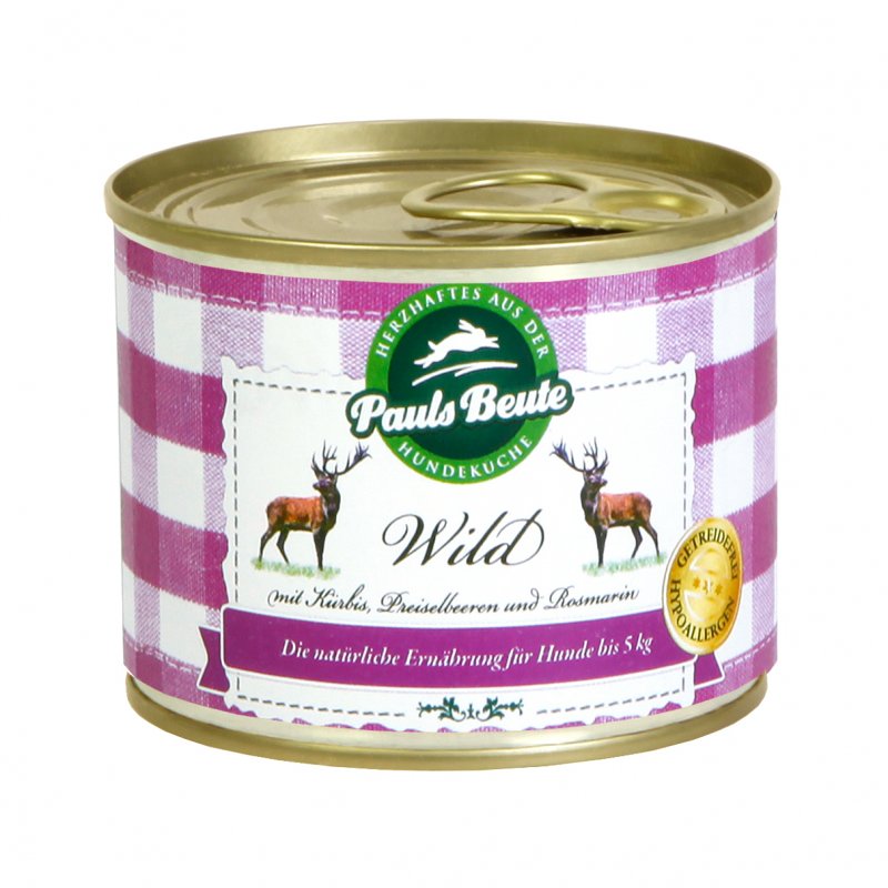 Pauls Beute Hunde Nassfutter Wild 400g