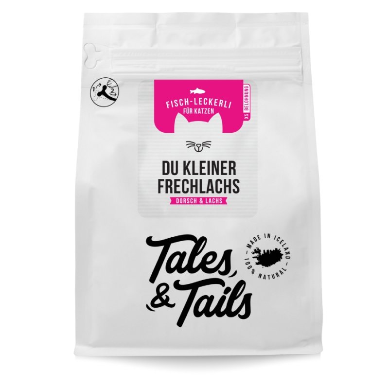 Tales &Tails Katzenleckerli Du kleiner Frechlachs 70g