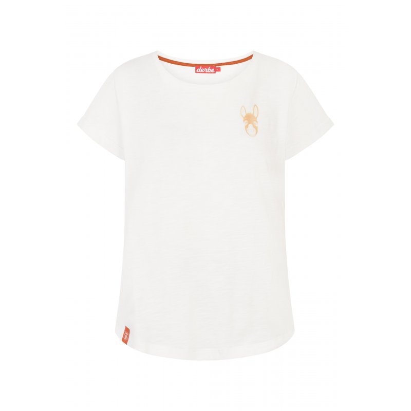 Derbe Damen T-Shirt Sweetdonkey Off White S