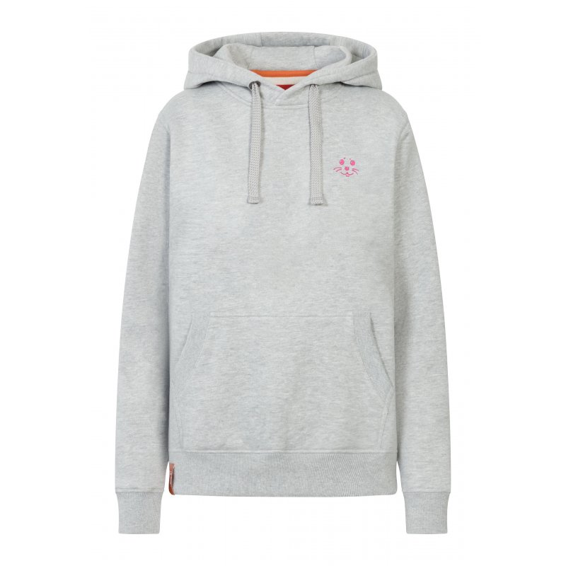 Derbe Damen Hoodie Robbenschnute Grey Melange S