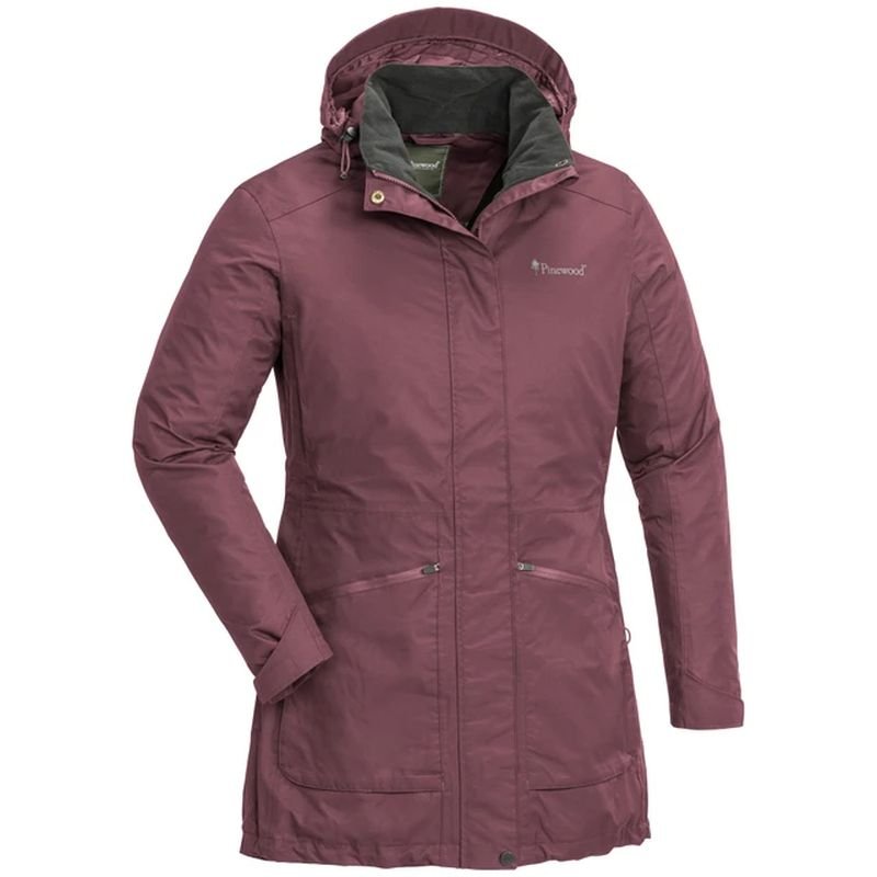 Pinewood Damen Parka Wilda Earth Plum S