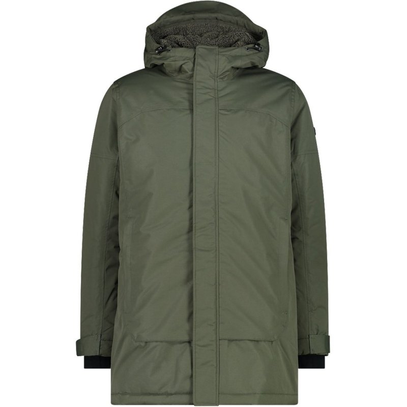 CMP Herren Parka Fix Hood Oil Grün 56