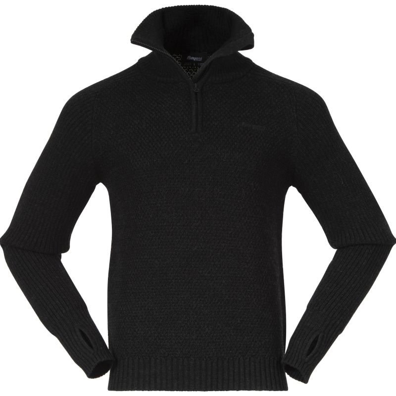 Bergans Herren Pullover Ulriken Schwarz S