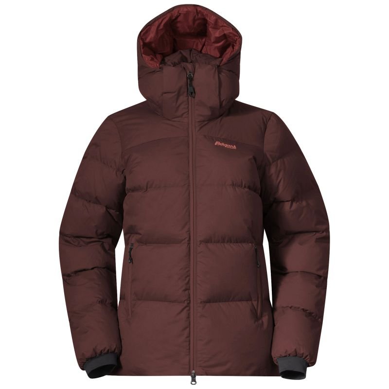 Bergans Damen Jacke Lava Medium Down w/Hood Bordeaux M