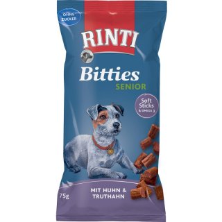 Rinti Hunde Snacks Beutel Bitties Senior 75g