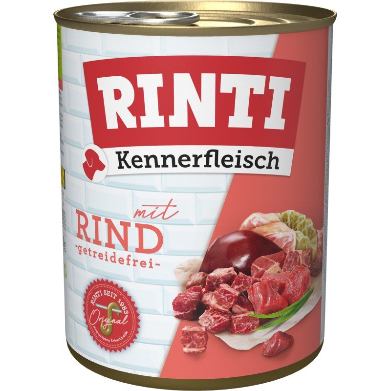 Rinti Hunde Nassfutter Kennerfleisch 800g Rind