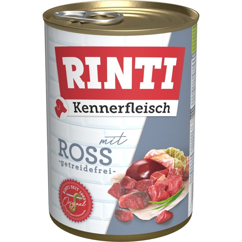 Rinti Hunde Nassfutter Kennerfleisch 400g Ross