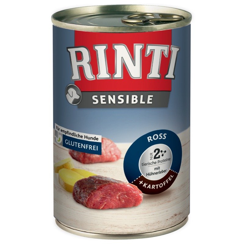 Rinti Hunde Nassfutter Dose Sensible 400g Lamm & Reis