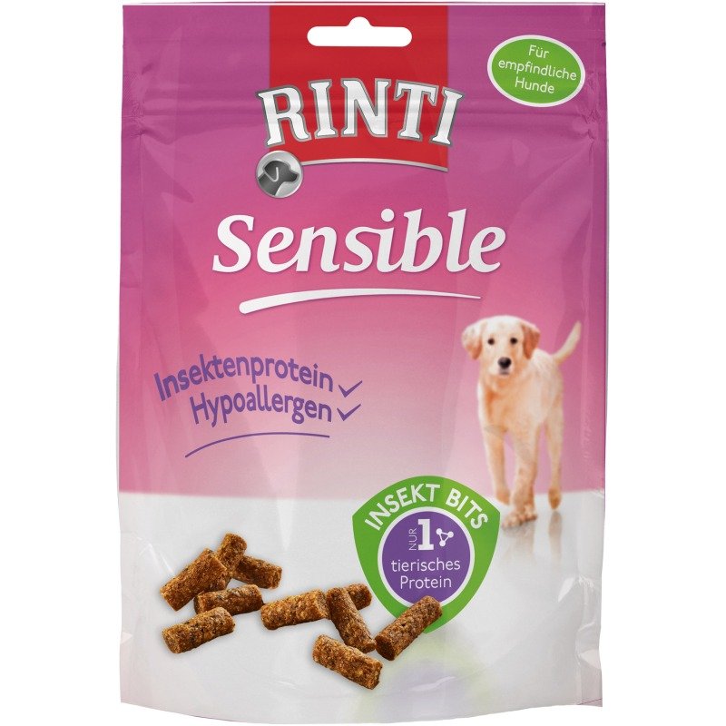 Rinti Hunde Snacks Beutel Sensible 50g Insekt Bits