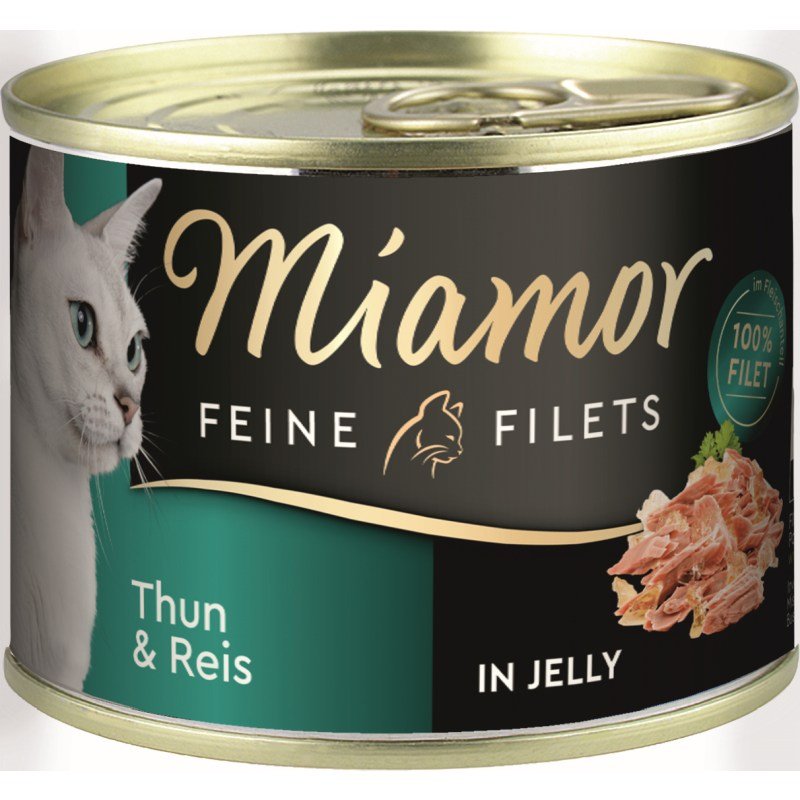 Miamor Katzen Futter Dose Feine Filets 185g Thunfisch & Reis