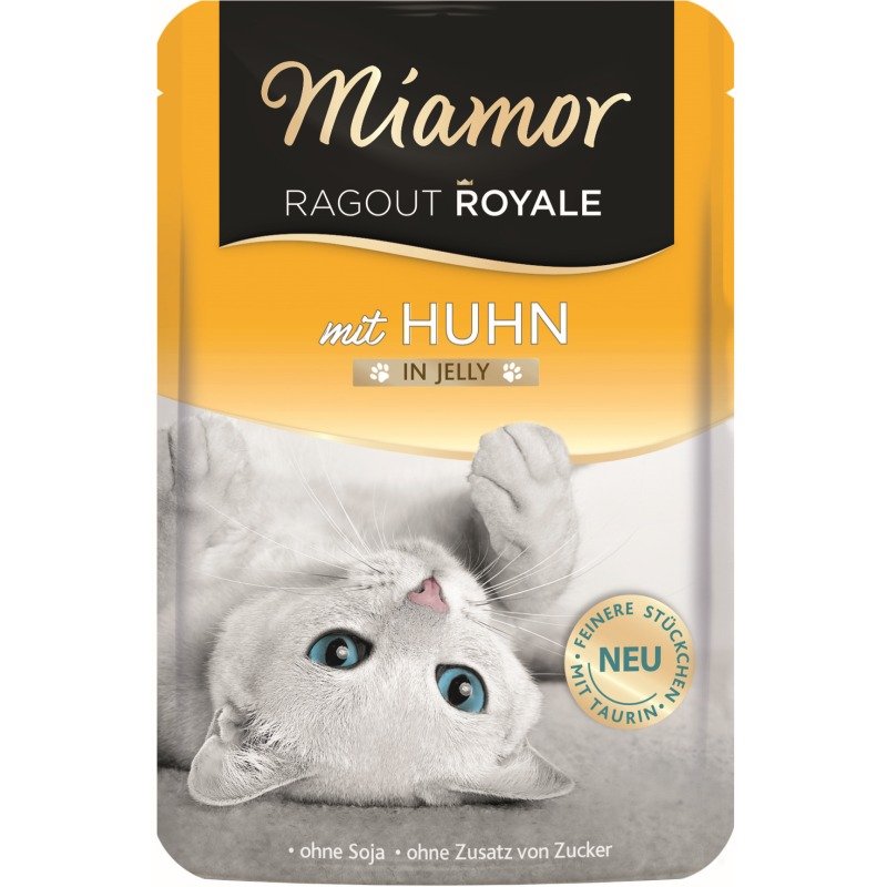 Miamor Katzen Nassfutter Frischebeutel Ragout Royale in Jelly 100g Huhn