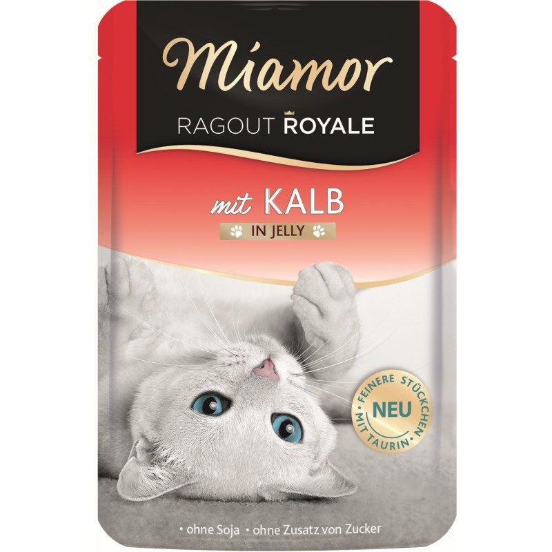 Miamor Katzen Nassfutter Frischebeutel Ragout Royale in Jelly 100g Kalb