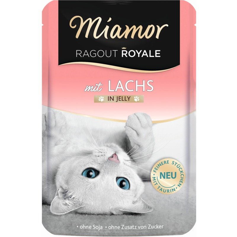 Miamor Katzen Nassfutter Frischebeutel Ragout Royale in Jelly 100g Lachs